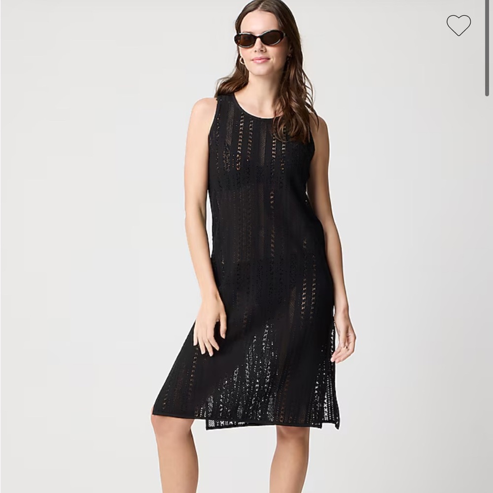 J Crew Factory Crochet Midi Beach dress